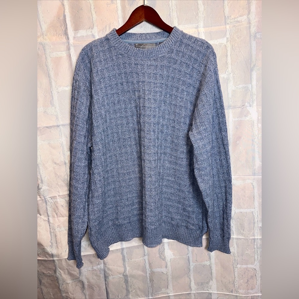 Oscar de la Renta Men's Blue Jumper sweater size XXL